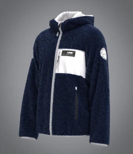 Vrunk Sherpa Jacket Blue Grey