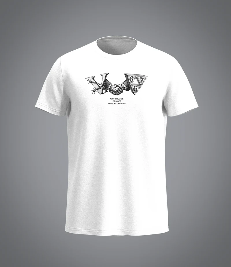 T shirt blanc VRUNK X 667 T shirt blanc VRUNK X 667