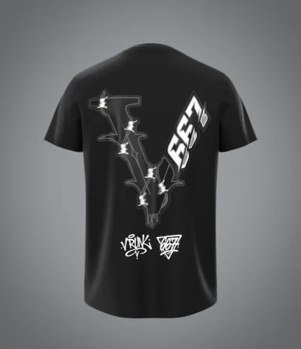 T shirt noir VRUNK X 667 D